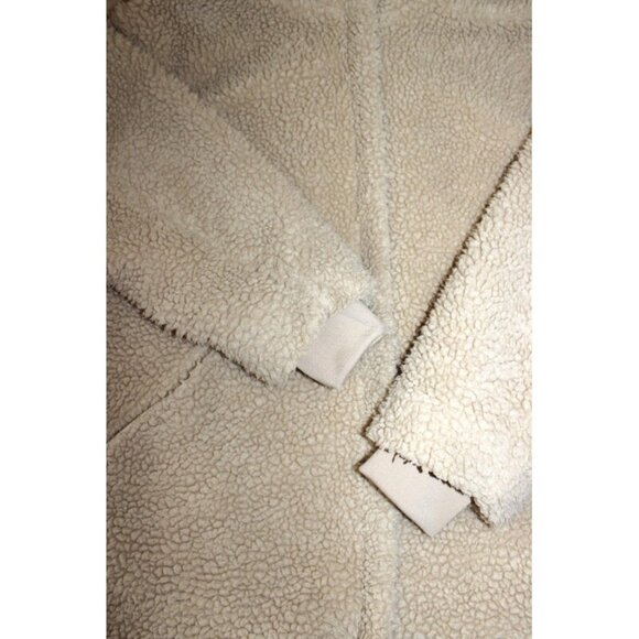 H&M Warm & Cozy Sherpa Teddy Jacket in Beige (XXL) - Picture 10 of 11